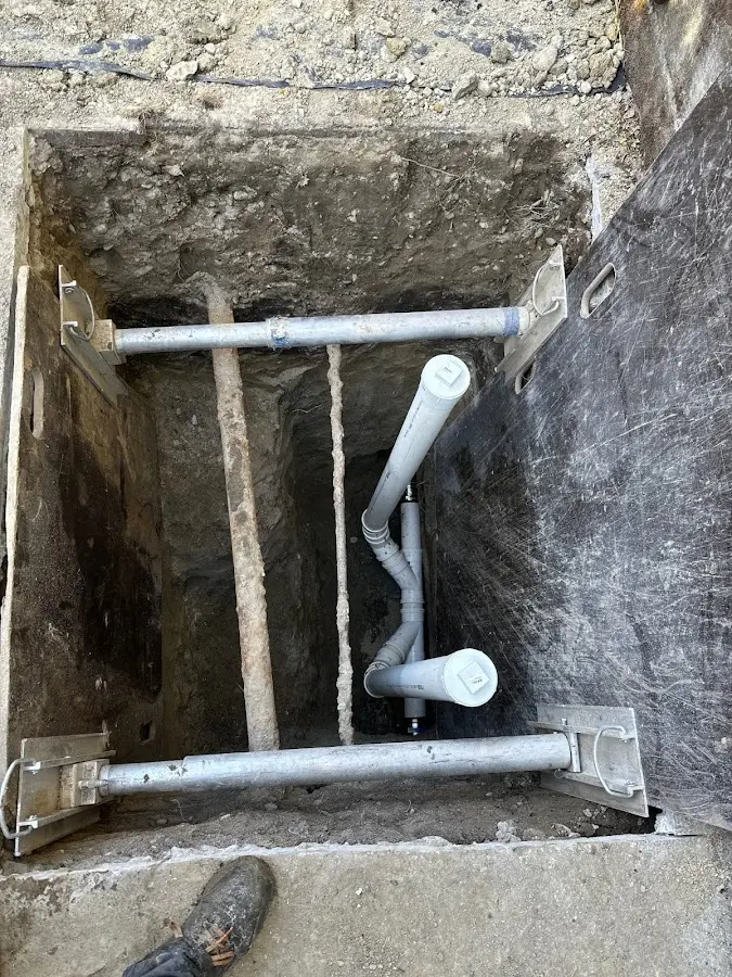 Experienced plumber completing Gas Line Repair work in Fayetteville